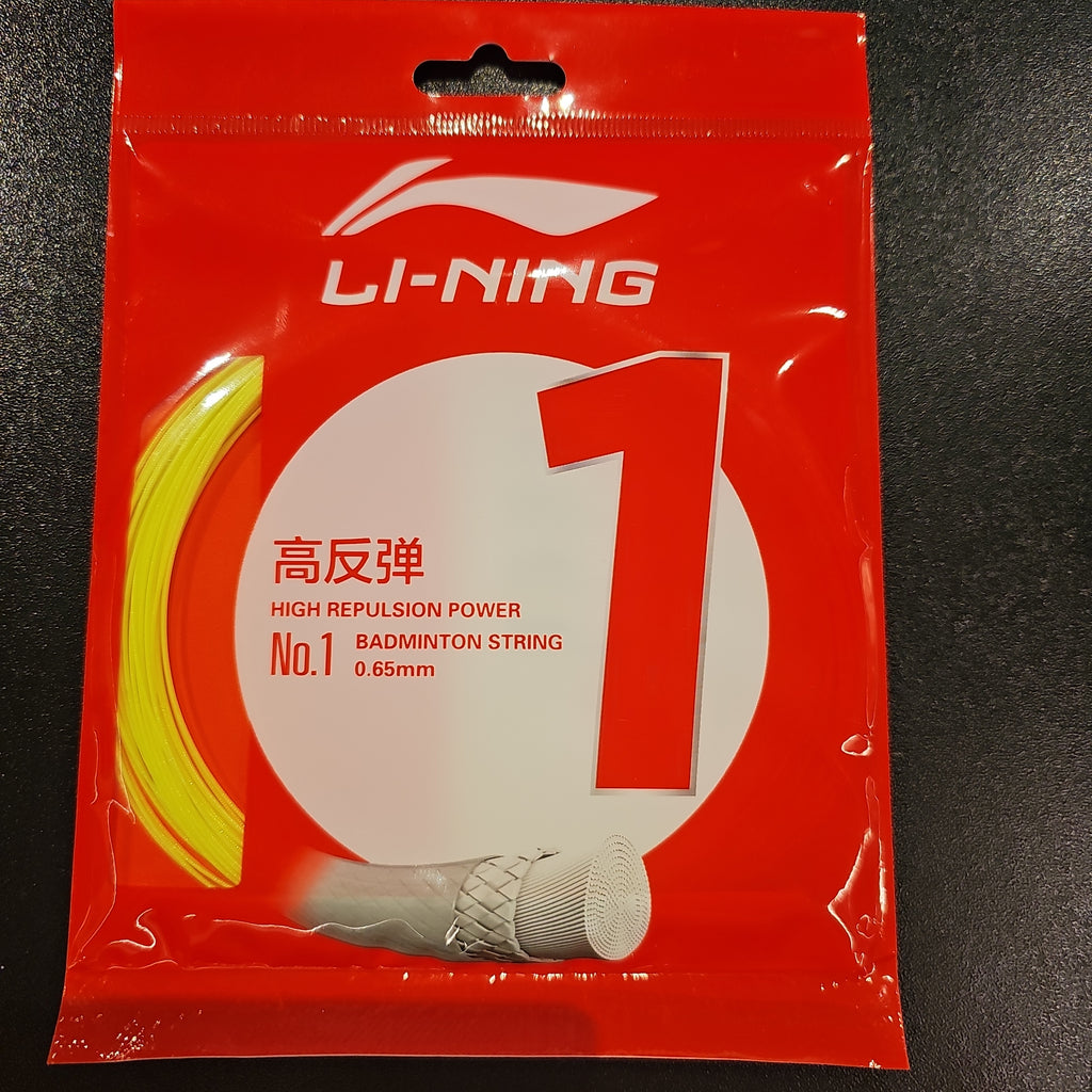 Li-ning No.1 badminton racket string - badminton racket review