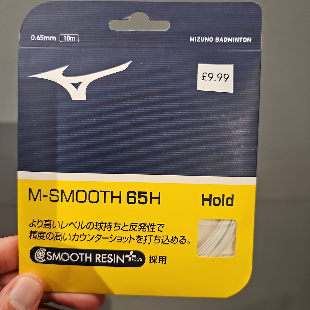 Mizuno M Smooth 65h badminton racket string - badminton racket review