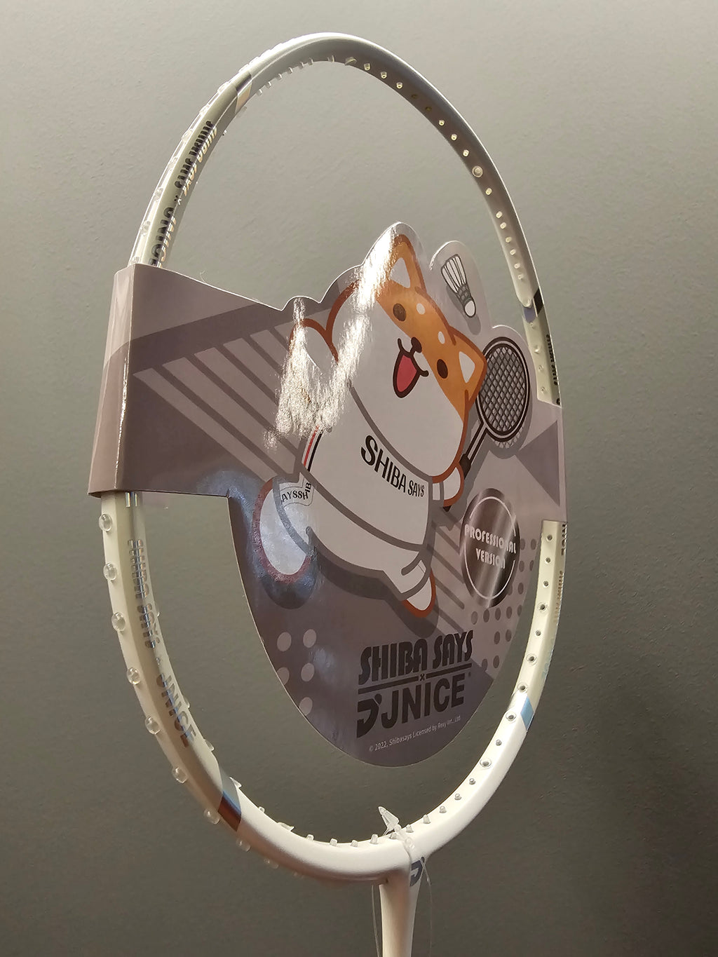 JNICE Shiba Says Dreamday White PRO Badminton Racket