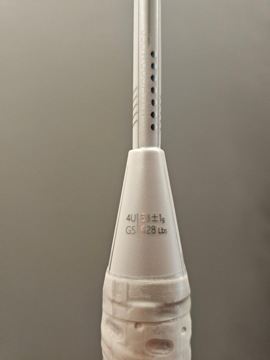 JNICE Shiba Says Dreamday White PRO Badminton Racket