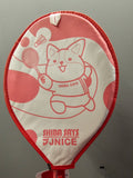 JNICE Shiba Says Kawai Pink Badminton Racket