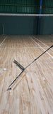 Shuttle broom, shuttle collector, coaching accessory - SOLID BUILD  foldable with wheels.