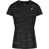 Professional Badminton Victor Womens T-Shirt 24100 c Black - badminton racket review