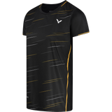 Professional Badminton Victor Womens T-Shirt 24100 c Black - badminton racket review