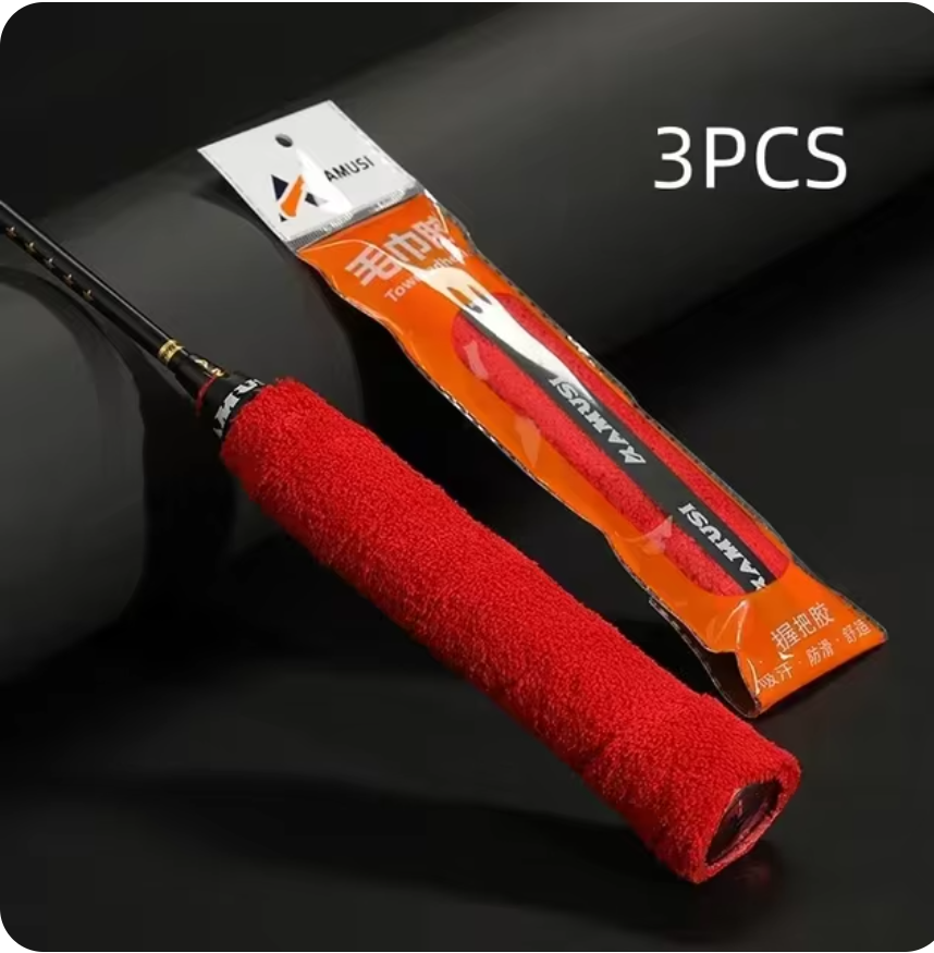 Badminton towel grip single piece