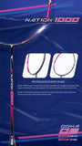 YangYang/Young Nation 1000 2022 4u professional Badminton Racket - badminton racket review