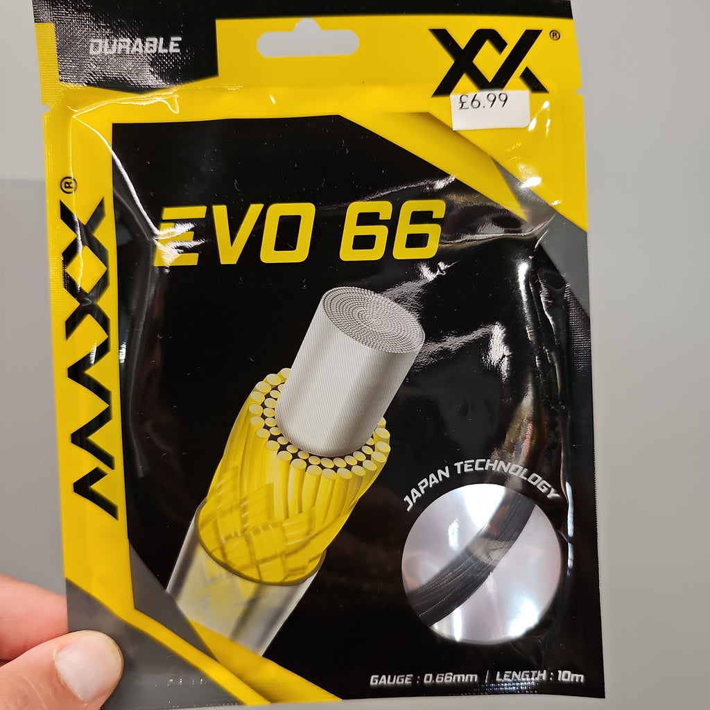 Maxx Sports Evo 66 Badminton string | badminton racket review