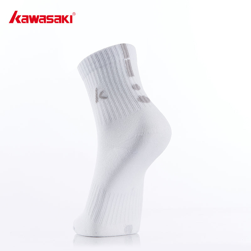 Kawasaki Female  socks  kw-Q153 white - badminton racket review