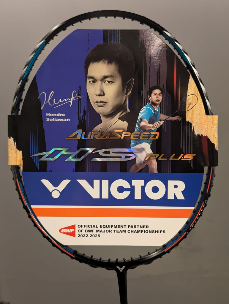 victor auraspeedhsplus 4u5 ② Victor Aura speed HS Plus 4u Badminton Racket | badminton