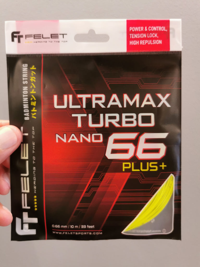Felet Ultramax Turbo Nano 66 Plus Badminton String | badminton racket ...
