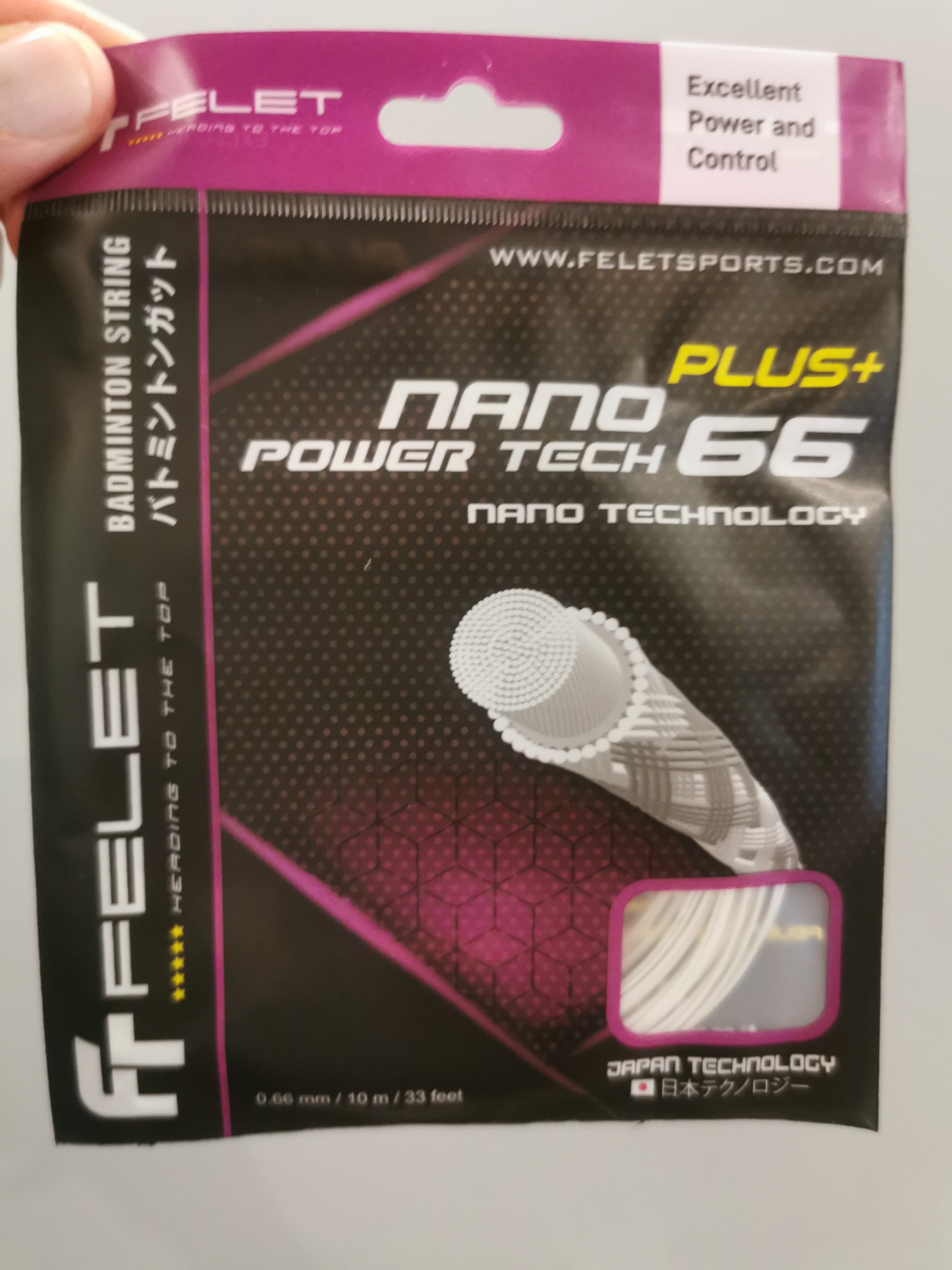 Nano Power Racket Felet Nano Power Tech 66 Plus Racket String (Used By Goh V Shem ...