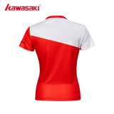 Kawasaki Female badminton T-Shirt K1C02-A2932-1 red - badminton racket review