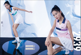 Kawasaki Female Badminton Vest K1C01-A2939-1 White/Pink - badminton racket review