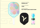 Young 16mm Fibreglass Designer Pickle Ball Bats