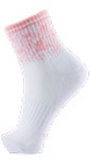 Kawasaki badminton  socks cotton K1F10-A6203-1 pink - badminton racket review