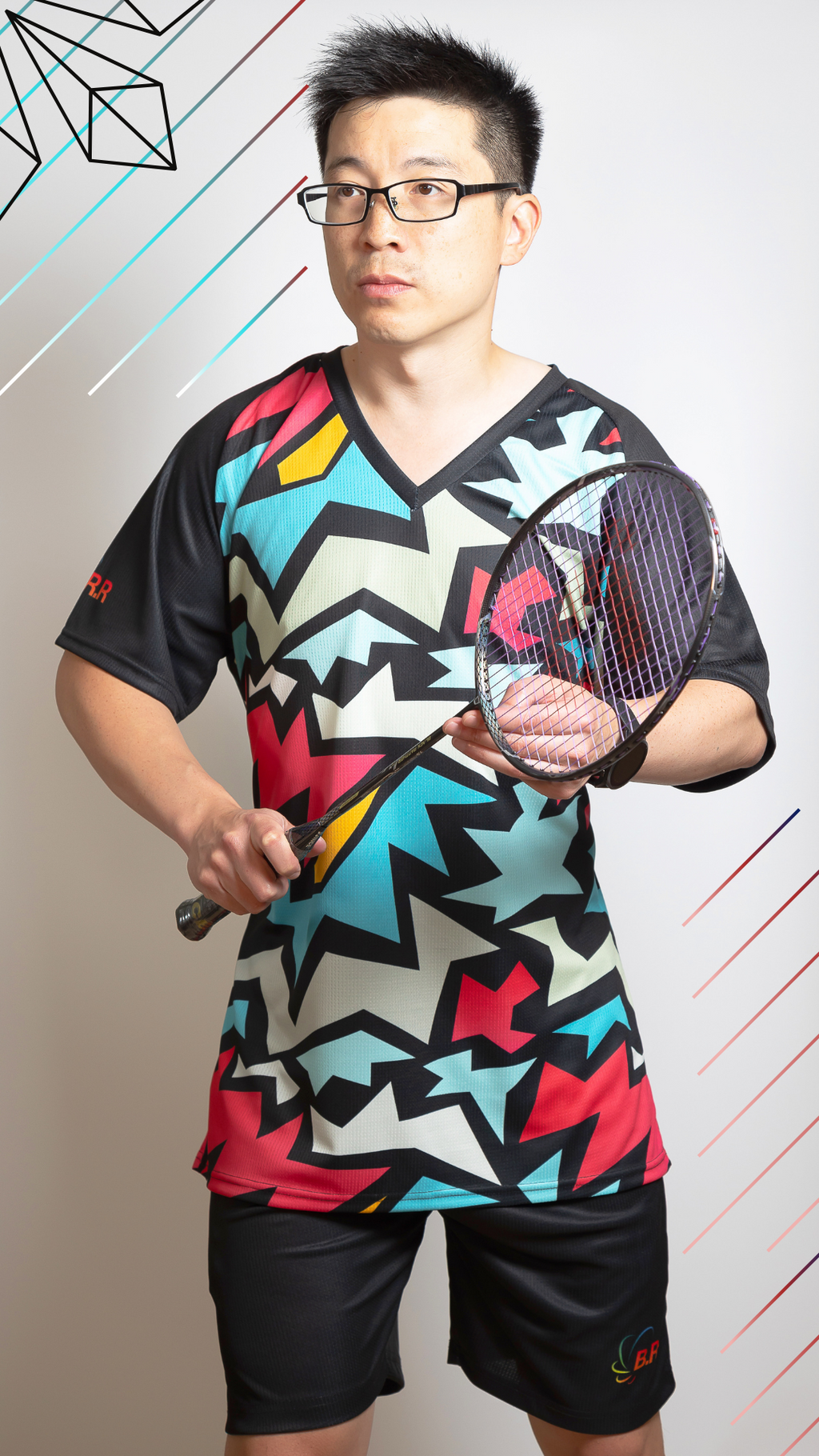 Ground Breaker Badminton/Tennis/Squash T-Shirt and Shorts - badminton racket review