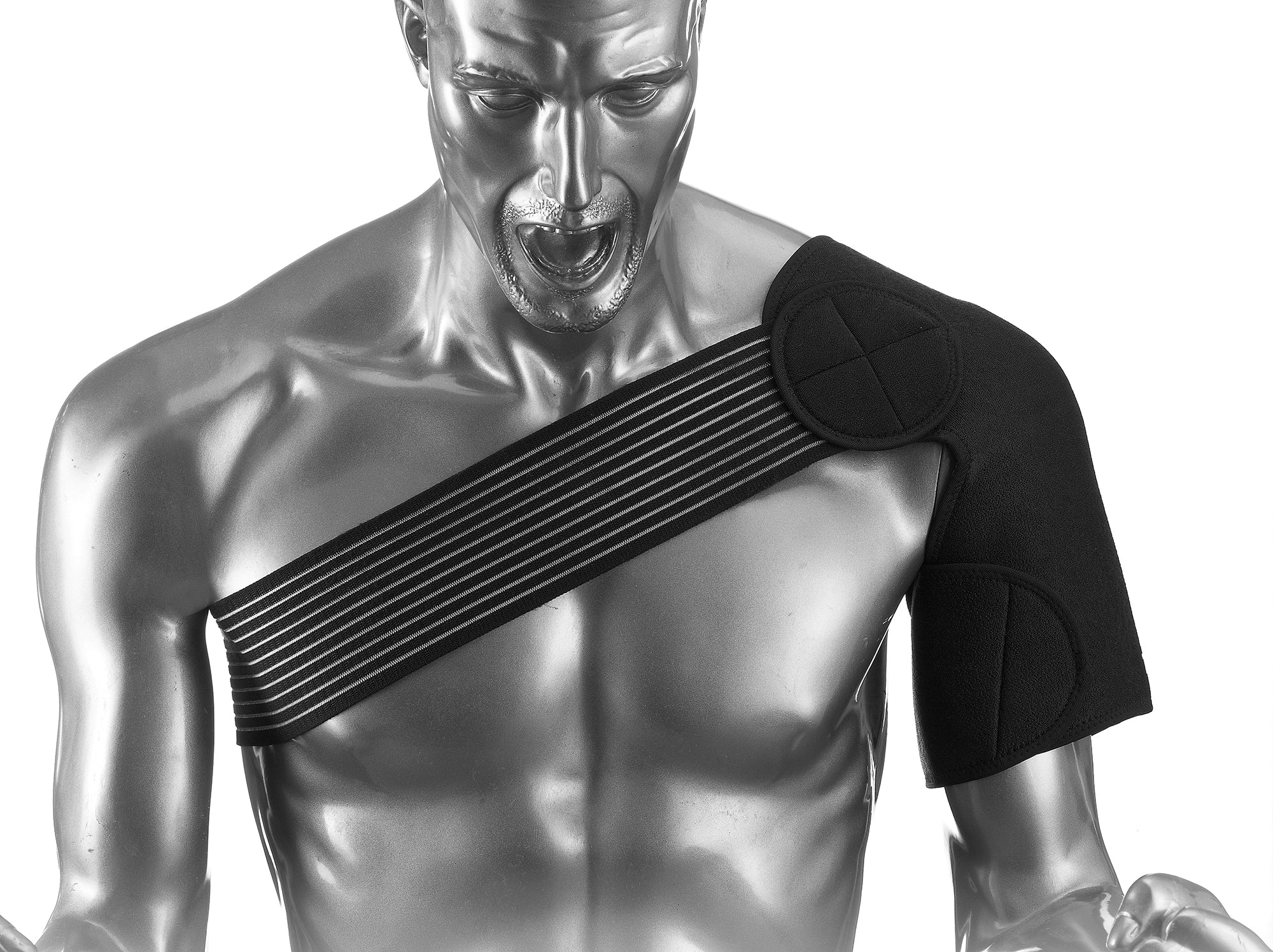 Compression Band Racket Ivu Sports Compression shoulder support black | badminton racket review